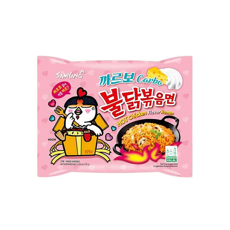 Samyang Korean Hot Chicken Ramen Carbonara Non Veg Samyang Korean Hot Chicken Ramen Carbonara Non Veg