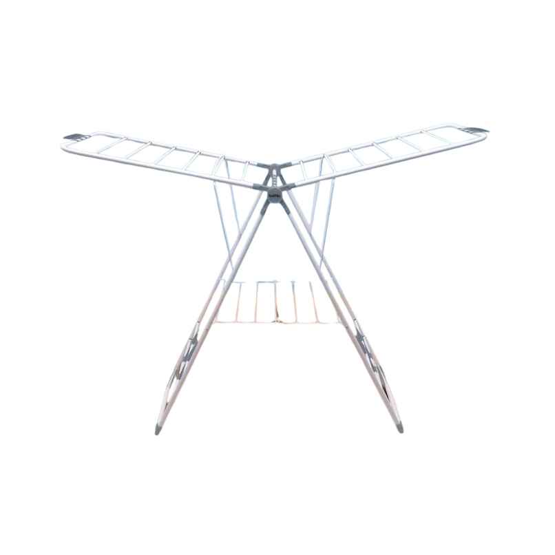 Bathla Foldable Cloth Drying Stand for Home - Neo | Steel | Heavy Duty, Lightweight | Grey Bathla Foldable Cloth Drying Stand for Home - Neo | Steel | Heavy Duty, Lightweight | Grey