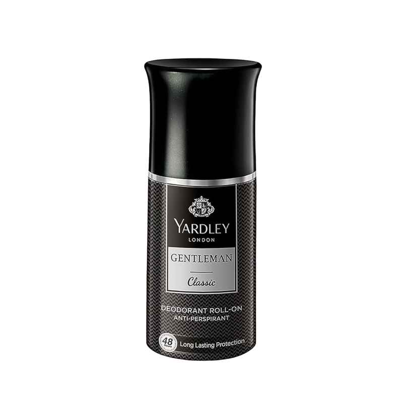 Yardley London Gentleman Classic Deodorant Roll-On With 48-Hours Long Lasting Scent For Men