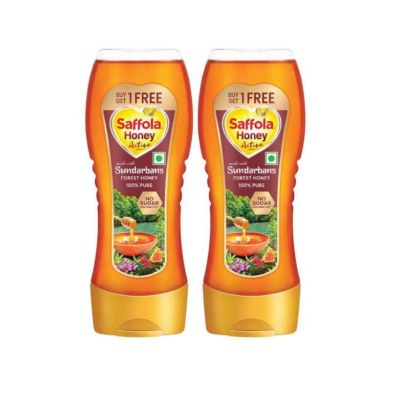 Saffola Honey Active, Made with Sundarban Forest Honey