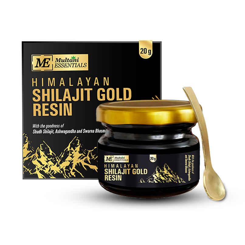 Multani Himalayan Shilajit Gold Resin | 70% + Fulvic Acid | Supports Strength & Stamina