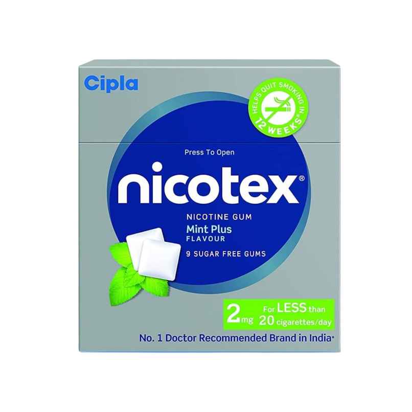 Nicotex Gums Mint Plus 2mg Nicotex Gums Mint Plus 2mg