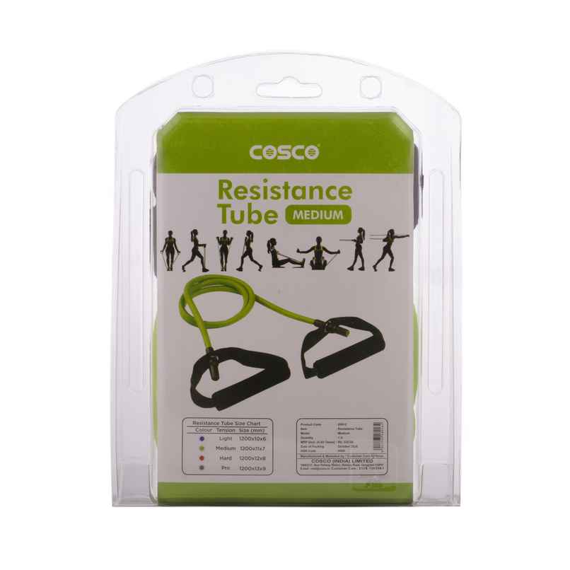 Cosco Resistance Tube-Medium|Green|Made In India Cosco Resistance Tube-Medium|Green|Made In India