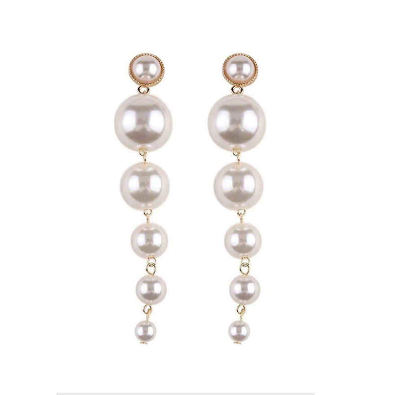 Shining Diva Fashion Stylish Long Gold Plated Drop Earrings for Women and Girls | 9900er