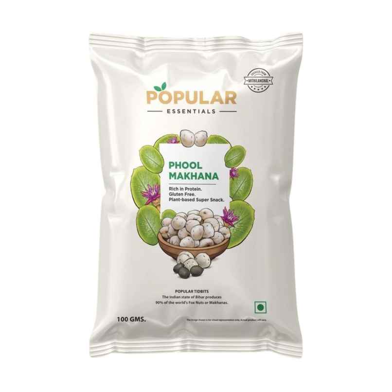 Popular Essentials Phool Makhana (Jumbo Size) Popular Essentials Phool Makhana (Jumbo Size)