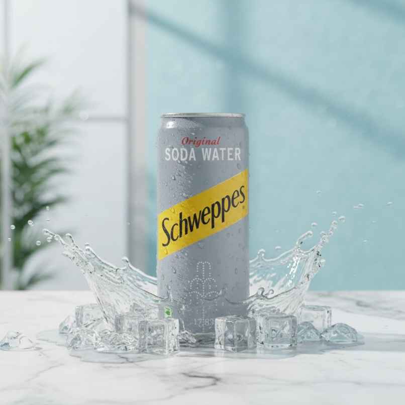 Schweppes Soda Water | Carbonated Beverage