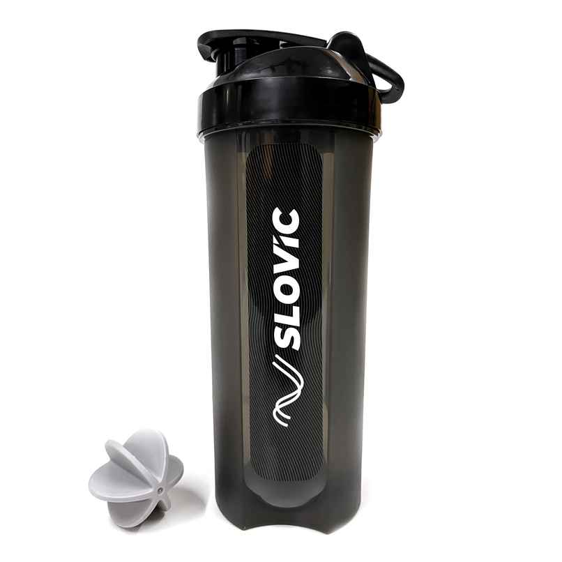 Slovic 700ml Protein Shaker for Gym and Sports - Leak-Proof - Black Slovic 700ml Protein Shaker for Gym and Sports - Leak-Proof - Black