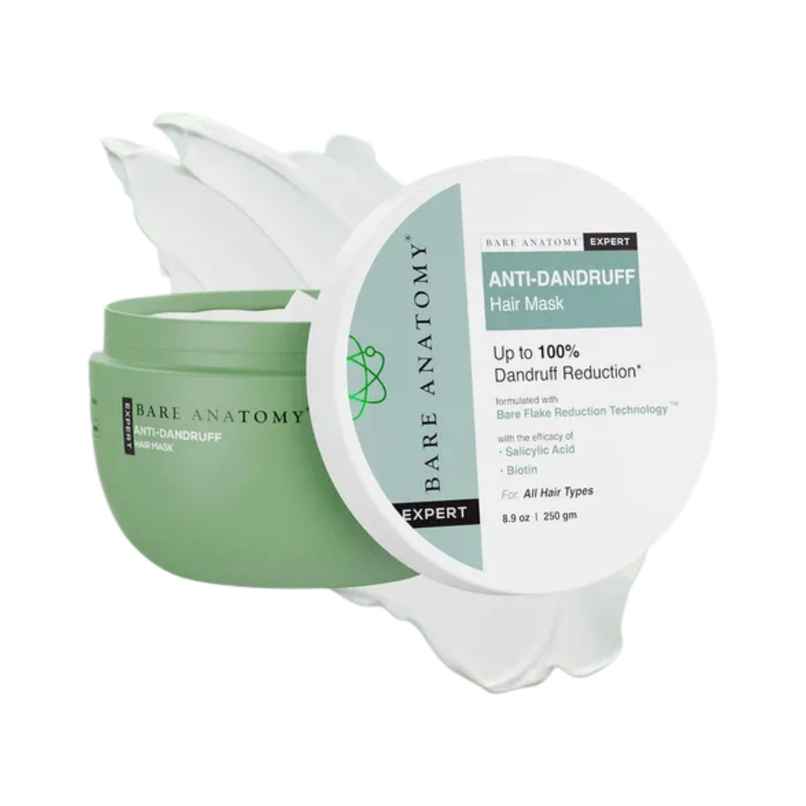 Bare Anatomy Expert Anti-Dandruff Hair Mask | Targets Oily Scalp And Sheds Dry Flakes Bare Anatomy Expert Anti-Dandruff Hair Mask | Targets Oily Scalp And Sheds Dry Flakes