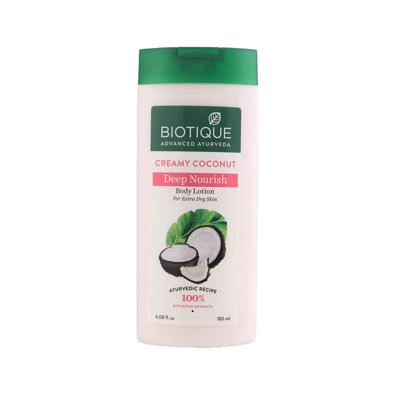 Biotique Creamy Coconut Deep Nourish Body Lotion Biotique Creamy Coconut Deep Nourish Body Lotion