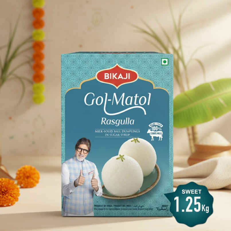 Bikaji Gol-Matol Rasgulla | Soft & Juicy Sweet