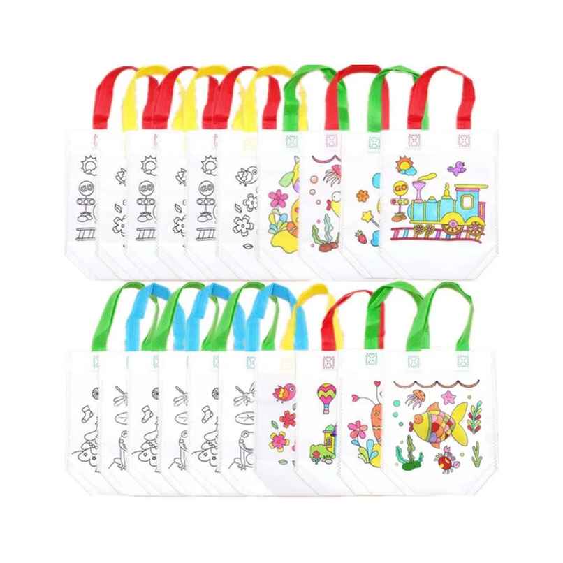 Toyshine Set Of 24 Birthday Popper Diy Reusable Bags Kids Party Gift Bag Kids Party Favor Bags