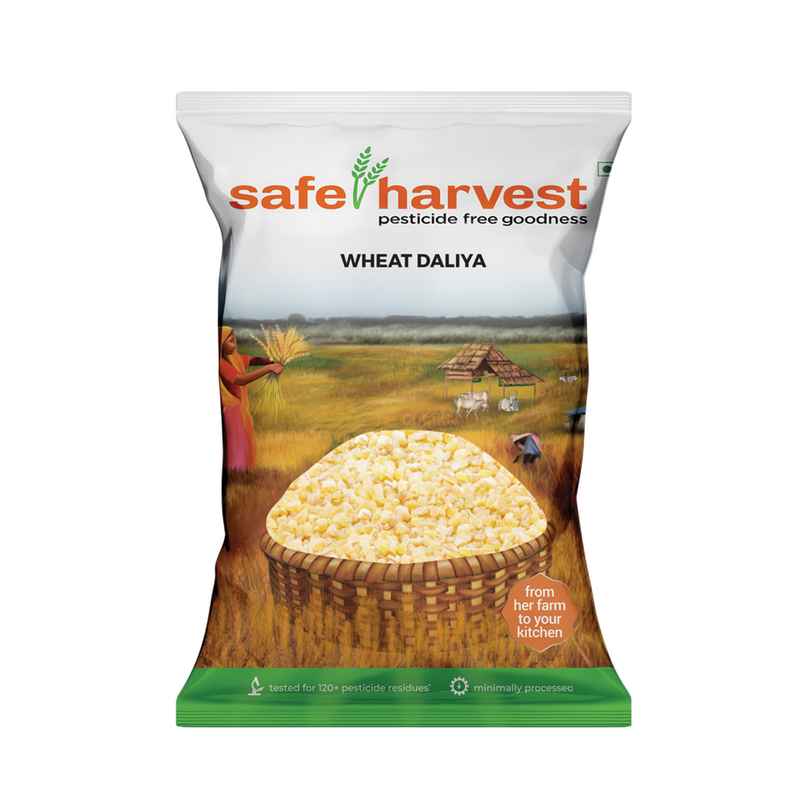 Safe Harvest Pesticide-Free Wheat Daliya Safe Harvest Pesticide-Free Wheat Daliya