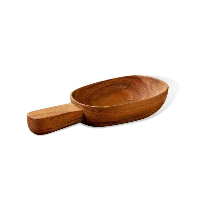 Ellementry Teak Wood Scooper Medium Ellementry Teak Wood Scooper Medium