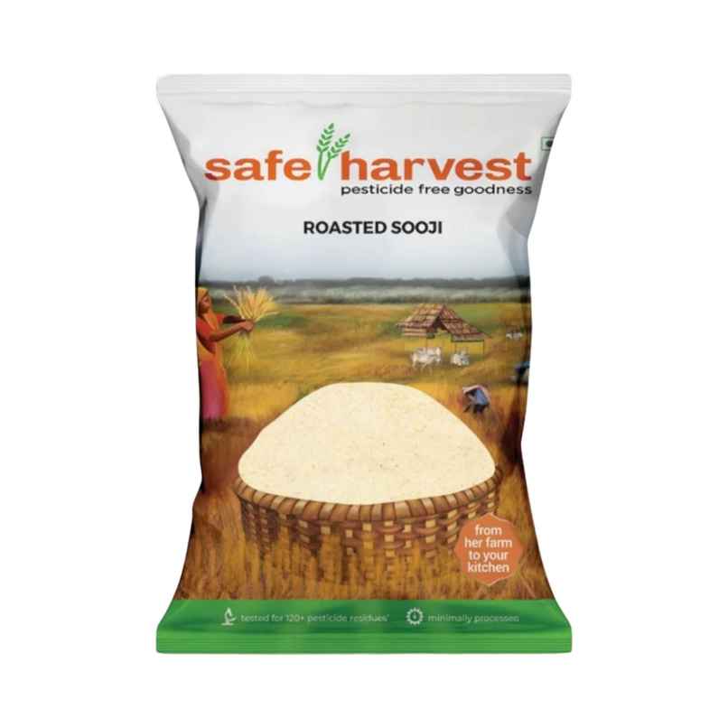 Safe Harvest Pesticide-Free Roasted Sooji Safe Harvest Pesticide-Free Roasted Sooji