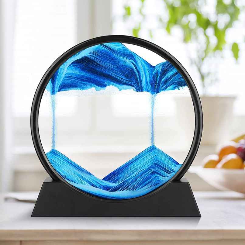 Desidiya Moving Sand Art Picture Showpc Blue