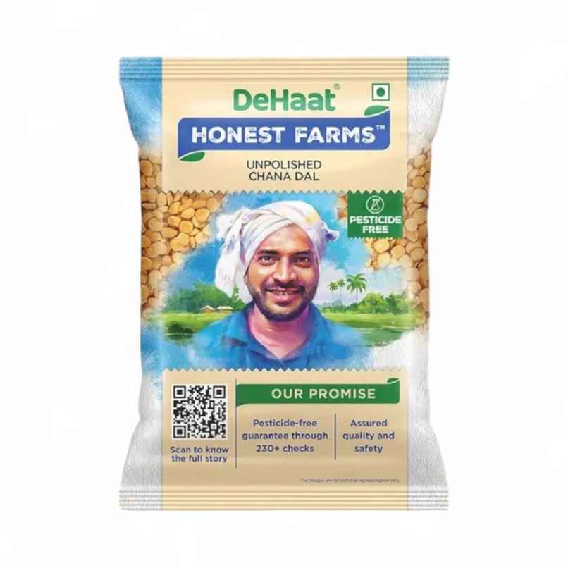 Dehaat Honest Farms Unpolished Chana Dal