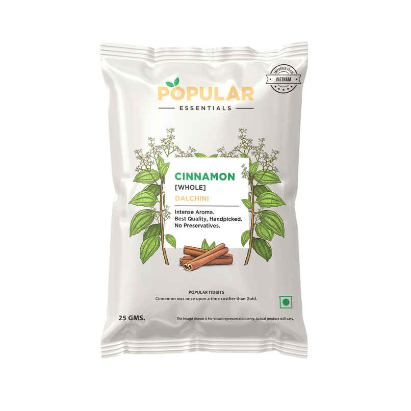 Popular Essentials Cinnamon Whole (Dalchini)