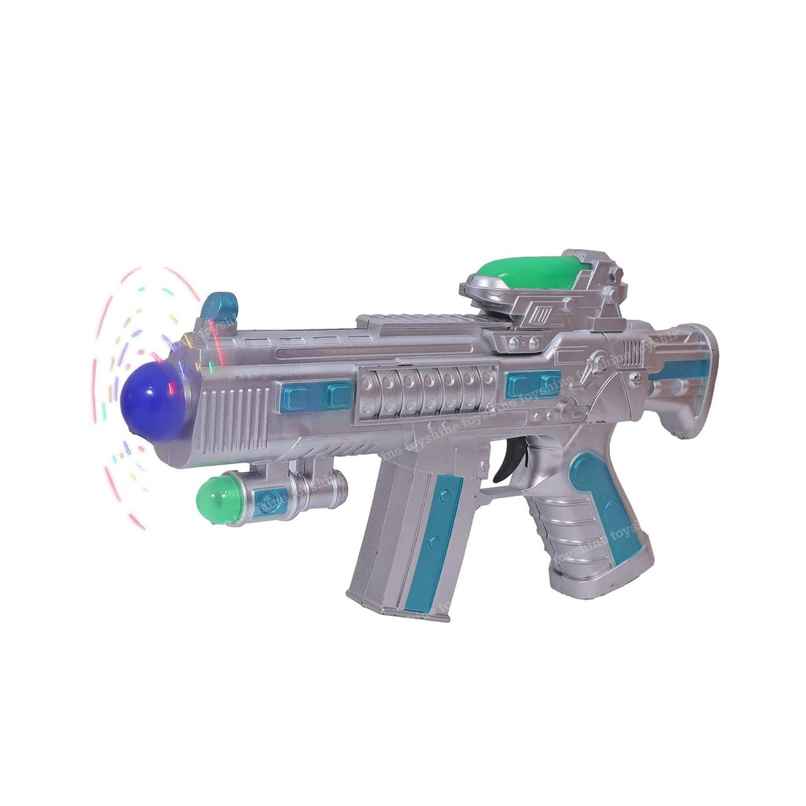 Toyshine Space Musical Toy Gun For Kids With Flashing Lights - Assorted Toyshine Space Musical Toy Gun For Kids With Flashing Lights - Assorted