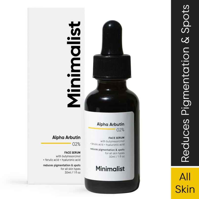 Minimalist 2% Alpha Arbutin Face Serum For Hyperpigmentation