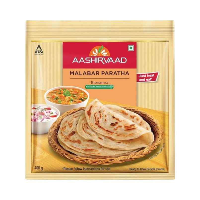 Aashirvaad Ready To Cook Malabar Paratha