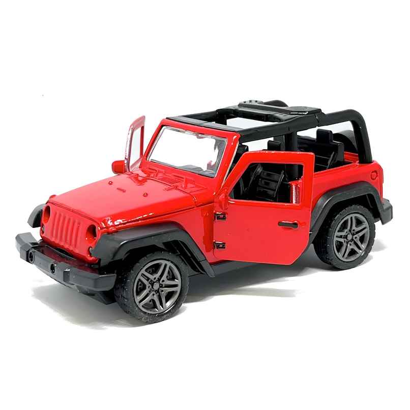 Toyshine 1:32 Scale Diecast Thar Vehicle with Pull Back & Opening Doors - Red