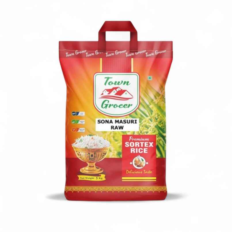 Town Grocer Sona Masuri Raw Rice
