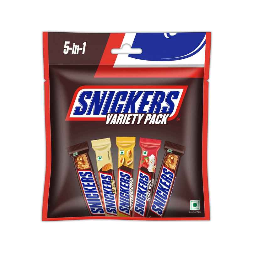 Snickers Variety Pack | Assorted Bars | Peanut, Almond, Butterscotch & Berry Whip