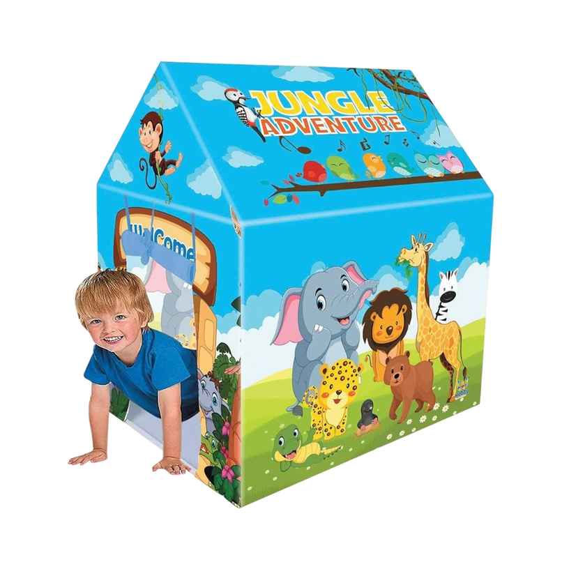 Webby theme Jungle Kid's green Play Tent House, Toy Home for Girls and Boys 2+ Year Old