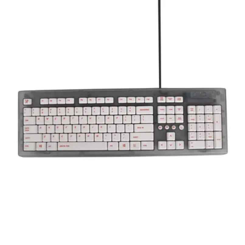 Arctic Fox Crystal Wired Keyboard (Grey)
