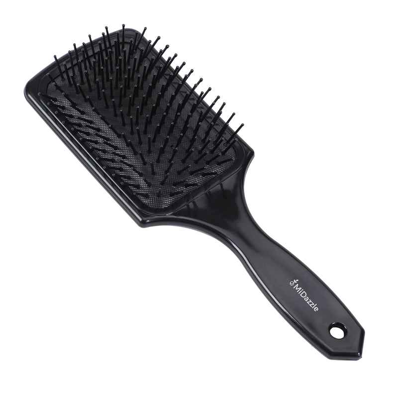 MiDazzle Premium Paddle Black Hair Brush - M279 MIHB0011 MiDazzle Premium Paddle Black Hair Brush - M279 MIHB0011