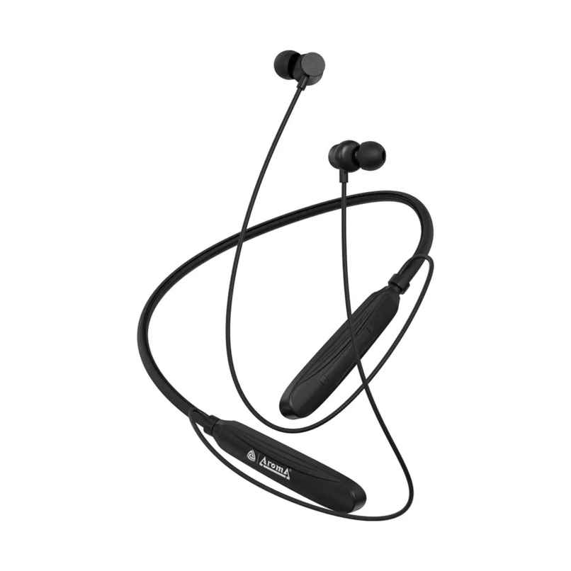 Aroma Nb120 Banner Upto 40h Playtime I Enc I Fast Charging I Dual Pairing Neckband Bluetooth
