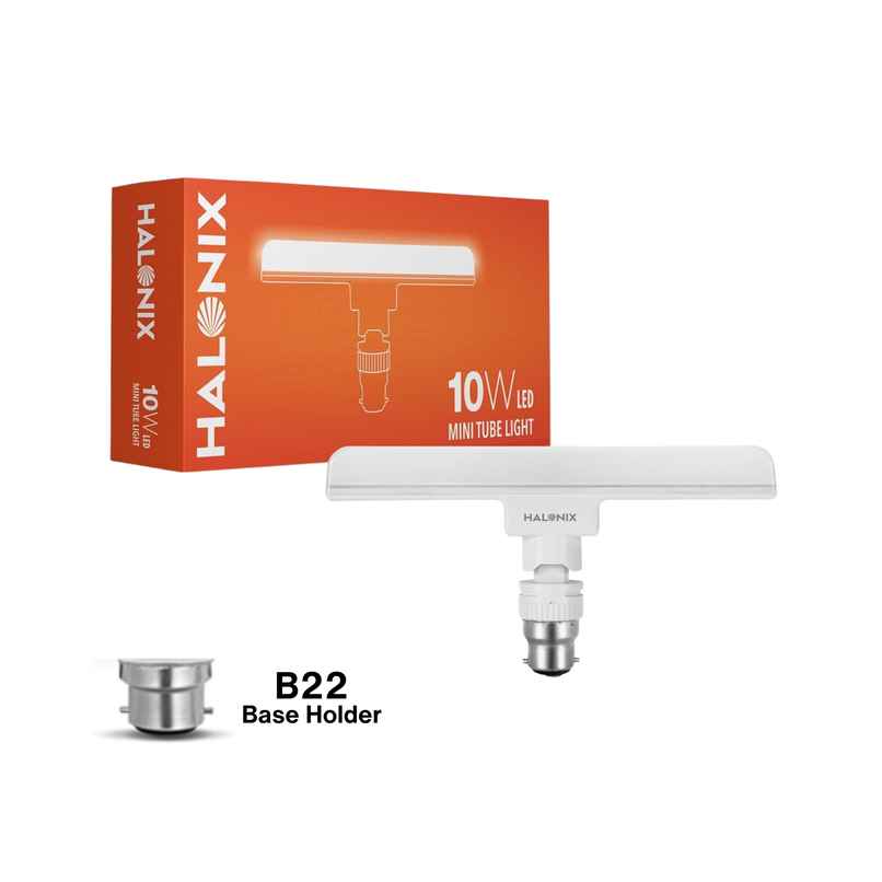 Halonix 10W B22 White T Bulb Mini Tubelight