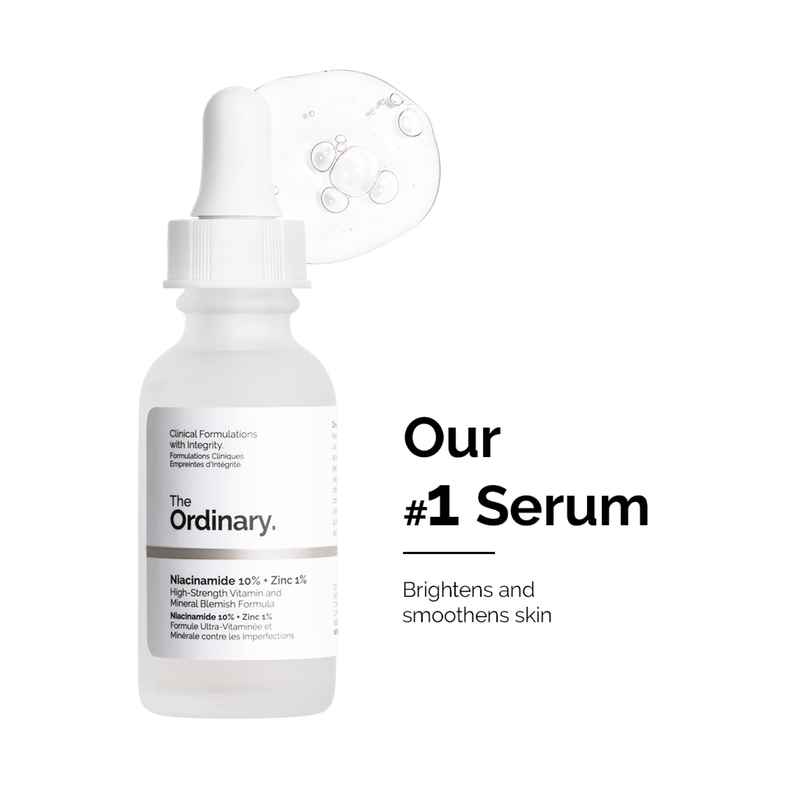 The Ordinary Niacinamide 10% + Zinc 1% High Strength Vitamin and Mineral The Ordinary Niacinamide 10% + Zinc 1% High Strength Vitamin and Mineral