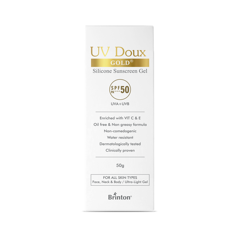 UV Doux Gold - Silicone Sunscreen Gel