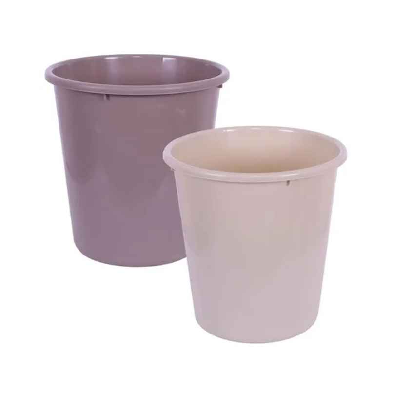 Kuber Industries Plastic Garbage Dustbin For Kitchen|Bathroom|Office|10 L|Pack of 2|Multi