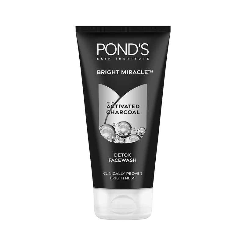 Pond's Bright Miracle Detox Facewash With 10X Power Of Charcoal Pond's Bright Miracle Detox Facewash With 10X Power Of Charcoal