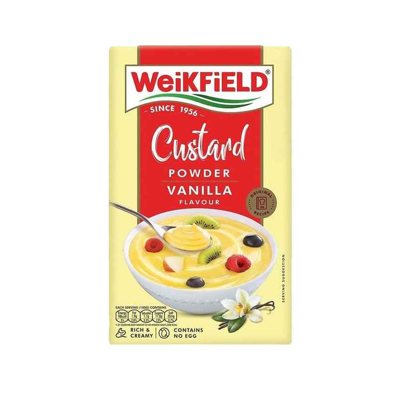 Weikfield Custard Powder Vanilla Flavour Carton