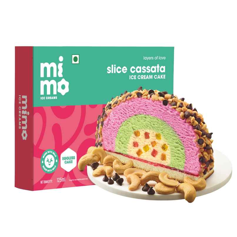 Mimo Cassata Slice Ice Cream | Creamy Dessert
