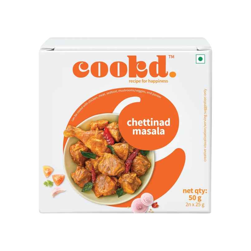 Cookd Chettinad Masala | Ready to Cook Spice Mix