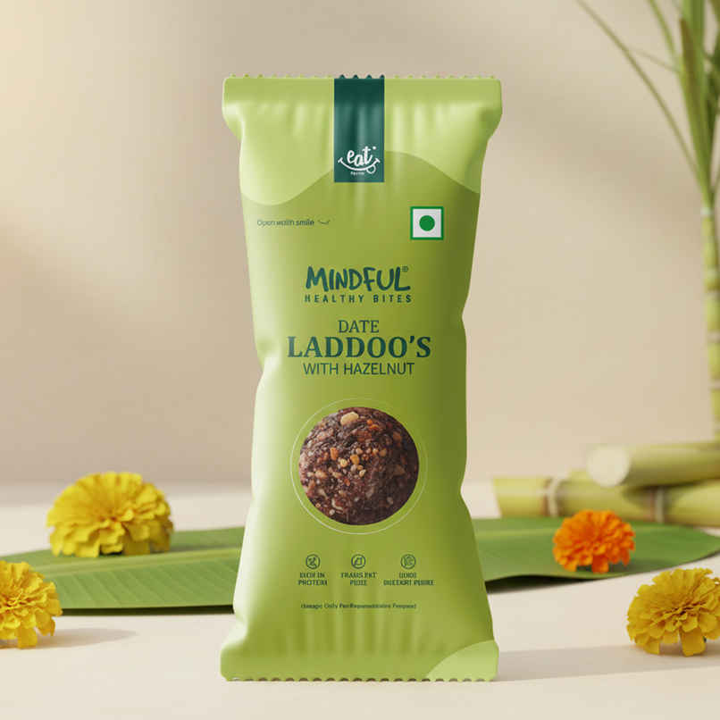 Eat Anytime Hazelnut Date Laddoo