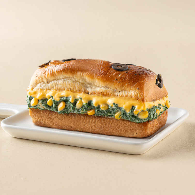 Spinach Corn Sandwich