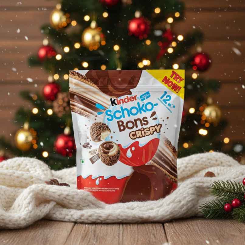 Kinder Schoko-Bons Crispy | Chocolate | Milky & Cocoa Filling