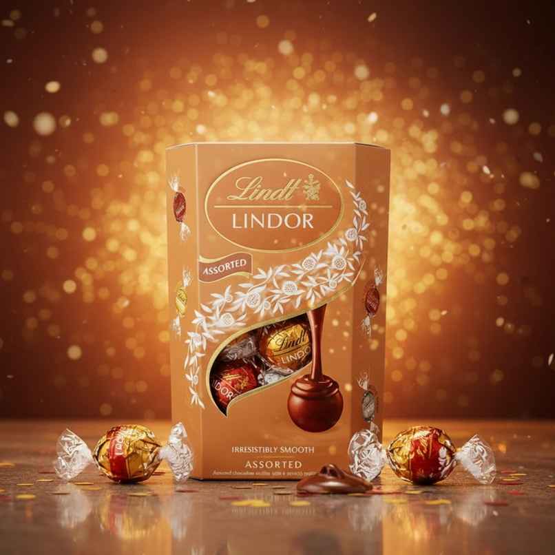 Lindt Lindor Smooth Melting Assorted Chocolates Cornet | Luxuriously Smooth Center