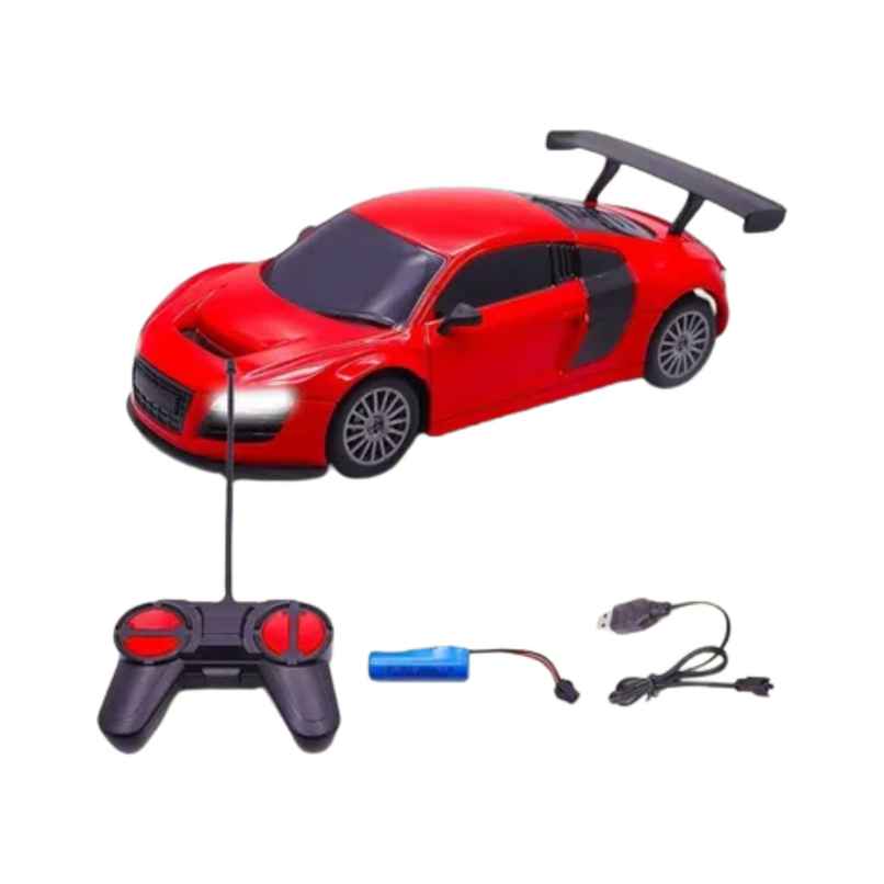 Wembley Rc Car High Speed Mini 1:24 Scale Usb Rechargeable Remote Control Car For Kids - Red