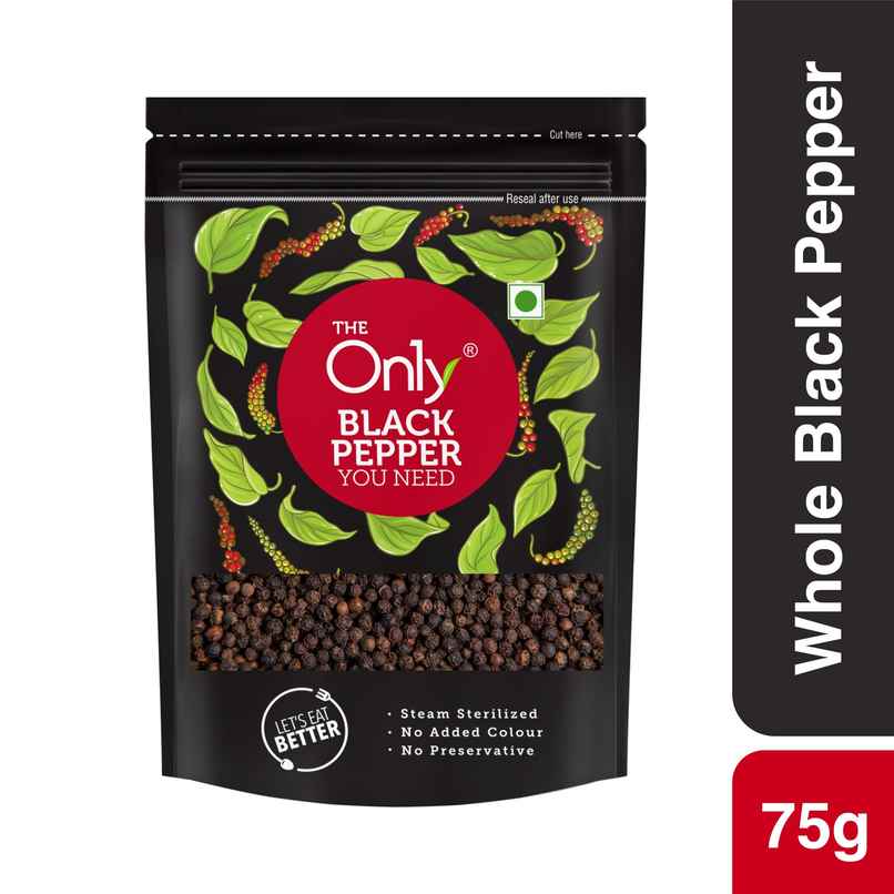 On1y Whole Black Pepper Kali Mirch Sabut