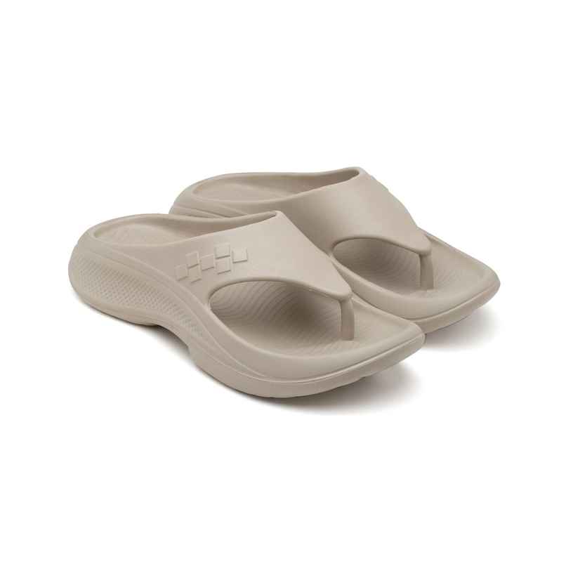 Asian Safari-01 Men Slippers Beige (Size-6)