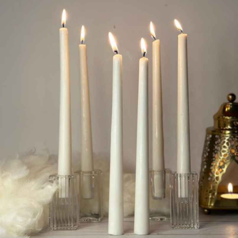 Ekam Scented Taper Candle Gift Set | White Colour Ekam Scented Taper Candle Gift Set | White Colour