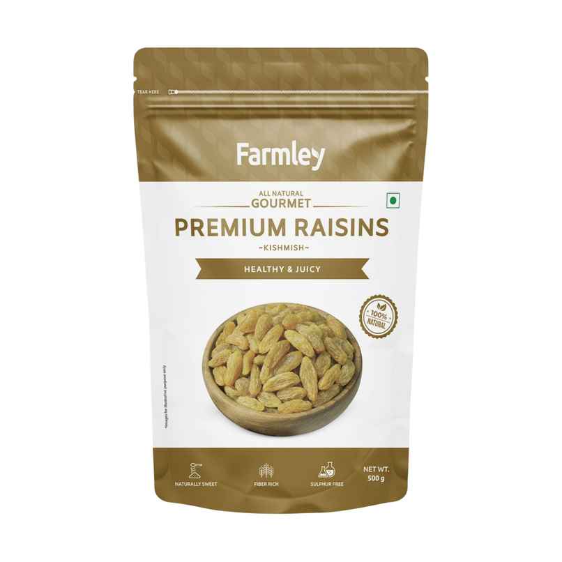 Farmley All Natural Gourmet Premium Raisins | Kishmish