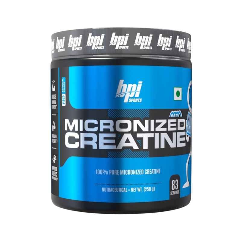 BPI Sports Micronized Creatine -CreatineMonohydrate,83Serv Unflav -Muscle Repair & Recovery