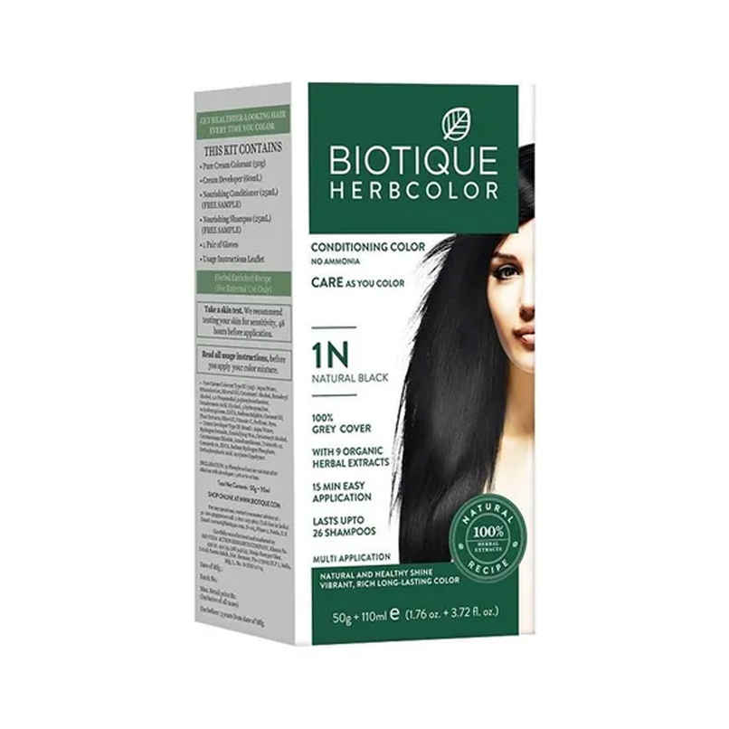 Biotique Herbcolor 1N Natural Black Biotique Herbcolor 1N Natural Black